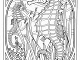 Seahorse Coloring Pages for Adults Seahorse Adult Coloring Pages Az Coloring Pages