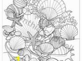 Seashore Coloring Pages 371 Best Coloring Book Fish Sea Life Seashells Images On