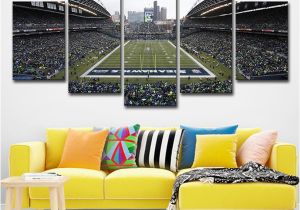 Seattle Seahawks Wall Mural Großhandel Hd Gedruckt 5 Stück Leinwand Kunst Seattle Seahawks Fußball Spiel Leinwand Wandkunst Malerei Wandbilder Für Wohnzimmer Von