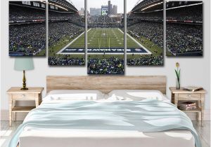 Seattle Seahawks Wall Mural Großhandel Hd Gedruckt 5 Stück Leinwand Kunst Seattle Seahawks Fußball Spiel Leinwand Wandkunst Malerei Wandbilder Für Wohnzimmer Von