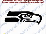 Seattle Seahawks Wall Mural Seattle Seahawks 1 Vinyl Decal Car Truck Window Wall Fice Home Decor Game Room Man Cave Bar Football Helmet Mural Many Sizes & Colors