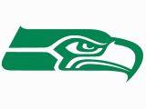 Seattle Seahawks Wall Mural T&t Decals Seattle Seahawks Vinyl Sticker Decal 8" X 3 2" Pastel orange