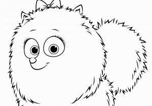 Secret Life Of Pets Printable Coloring Pages Gid From the Secret Life Of Pets Coloring Page