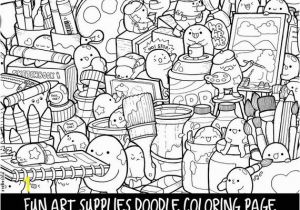 Selling Coloring Pages On Etsy Art Supplies Doodle Coloring Page Printable Cute Kawaii