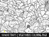 Selling Coloring Pages On Etsy Fruits & Ve Ables Doodle Coloring Page Printable