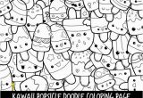 Selling Coloring Pages On Etsy Popsicle Doodle Coloring Page Printable Cute Kawaii Coloring