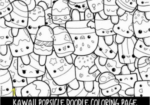 Selling Coloring Pages On Etsy Popsicle Doodle Coloring Page Printable Cute Kawaii Coloring