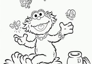 Sesame Street Coloring Pages Zoe Zoe Coloring Pages