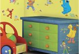 Sesame Street Wall Mural Amazon Sesame Street Wall Decal Cutouts Home & Kitchen