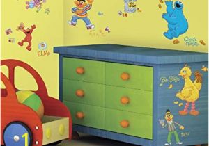 Sesame Street Wall Mural Amazon Sesame Street Wall Decal Cutouts Home & Kitchen