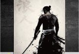 Seven Samurai Wall Mural Firsgt Samurai Canvas Oil Painting Modern Wall Art