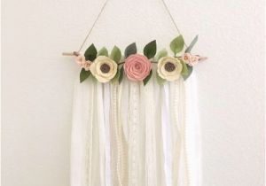 Shabby Chic Wall Murals Floral Wall Hanging Shabby Chic Wall Hanging Felt