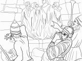 Shadrach Meshach and Abednego Coloring Page the Fiery Furnace Activities