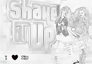 Shake It Up Printable Coloring Pages Shake It Up Disney Colouring Pages