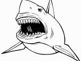 Shark Teeth Coloring Pages Great White Shark Teeth Coloring Pages