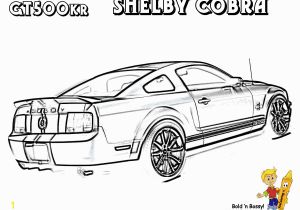 Shelby Mustang Coloring Pages Fierce Car Coloring ford Cars Free Mustangs T Bird