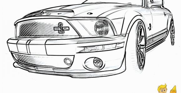 Shelby Mustang Coloring Pages Fierce Car Coloring ford Cars Free Mustangs T Bird