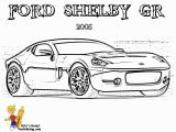 Shelby Mustang Coloring Pages Fierce Car Coloring ford Cars Free Mustangs T Bird