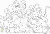 Shepherds and Angels Coloring Page Nativity Shepherds Stock Illustrations – 214 Nativity