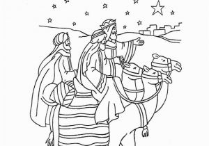 Shepherds and Angels Coloring Page the Journey Of the Three Wise Men Coloring Page