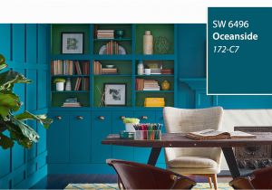Sherwin Williams Wall Murals Introducing the 2018 Color Of the Year Oceanside Sw 6496