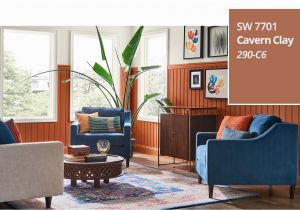 Sherwin Williams Wallpaper Murals Color Of the Year 2019 Cavern Clay