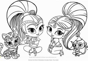 Shimmer and Shine Coloring Pages Online Pin by Michele Fox On Coloring Pages