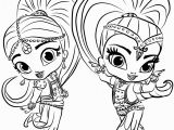 Shimmer and Shine Coloring Pages Online Shimmer and Shine Coloring Page