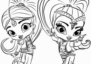 Shimmer and Shine Coloring Pages Online Shimmer and Shine Coloring Page