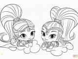 Shimmer and Shine Coloring Pages Online Shimmer and Shine Coloring Page