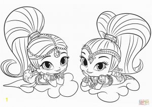 Shimmer and Shine Coloring Pages Online Shimmer and Shine Coloring Page