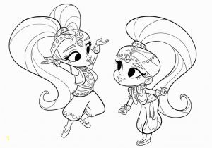 Shimmer and Shine Coloring Pages Online Shimmer and Shine Coloring Pages Printable Coloring Pages