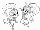 Shimmer and Shine Coloring Pages Online Shimmer Coloring Pages Coloring Home