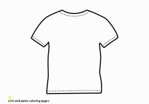Shirt and Pants Coloring Pages 22 Shirt and Pants Coloring Pages
