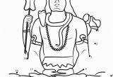 Shiva Cartoon Coloring Pages to Print Lord Shiva Connect Dots Printable Coloring Pages