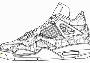 Shoe Coloring Pages Printable Jordan Shoes Coloring Page Clip Art Library