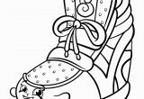 Shoe Coloring Pages Printable Shopkins Coloring Pages