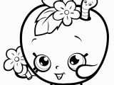 Shopkins Free Coloring Pages to Print Print Fruit Apple Blossom Shopkins Season 1 Coloring Pages