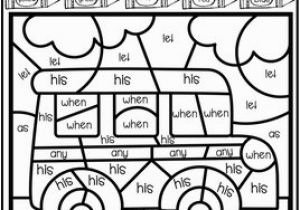 Sight Word Coloring Pages 1st Grade Back to School Color by Sight Words First Grade by