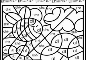 Sight Word Coloring Pages 1st Grade Color by Code Sight Words Primer Season Bundle Sight Word