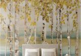 Silver Birch Wall Mural 3d 5d 8d Europe Silver Birch Tree Wallpaper Mural Living Room Tv