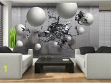 Silver orbs Wall Mural 8 880 Komar 3d Spherical Wall Mural