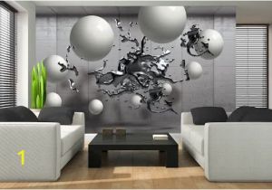 Silver orbs Wall Mural 8 880 Komar 3d Spherical Wall Mural