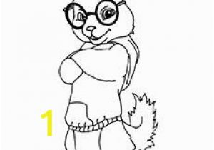 Simon the Chipmunk Coloring Pages Chipmunks