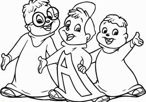 Simon the Chipmunk Coloring Pages How to Draw the Chipmunks Coloring Page