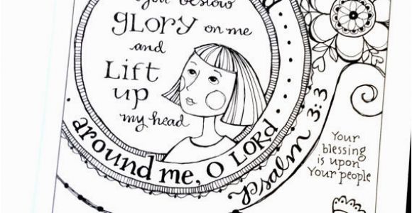 Simple Bible Coloring Pages Instant Download Simple Blessings Adult and Childrens