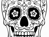 Simple Day Of the Dead Coloring Pages Dia De Los Muertos Day Of the Dead for Children Dia De