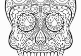 Simple Day Of the Dead Coloring Pages Dia De Los Muertos Day Of the Dead Free to Color for