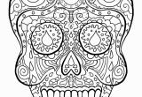 Simple Day Of the Dead Coloring Pages Dia De Los Muertos Day Of the Dead Free to Color for