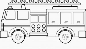 Simple Fire Truck Coloring Page 12 Luxury Fire Truck Coloring Page